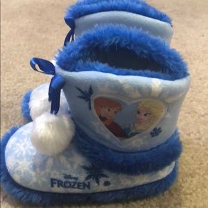 Toddler girl slippers frozen